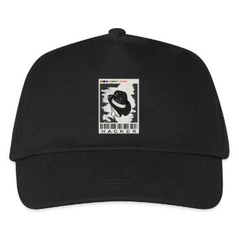 Hacker recherché - Casquette de baseball Enfant - noir - Devant
