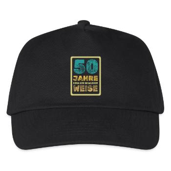 50 - Kinder Basecap - Schwarz - Vorne