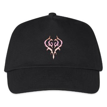 Tatouage de cœur tribal pour Emo et Goth - Casquette de baseball Enfant - noir - Devant