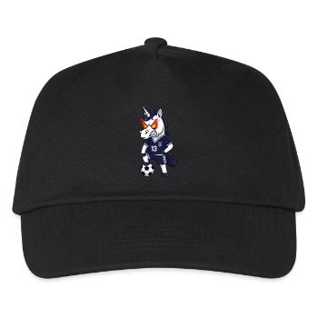 Angry Unicorn Football Fan Jersey 13 - Kids’ Baseball Cap - black - Front