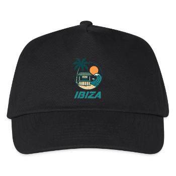 Ibiza Island Beach Bar - Kids’ Baseball Cap - black - Front