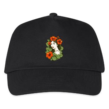 Hibiscus flowers - Kids’ Baseball Cap - black - Front