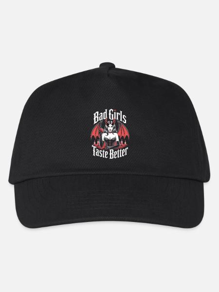 Bad Girls Taste Better! Goth Gothic Emo Baddie - Kids’ Baseball Cap - black