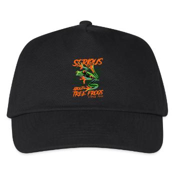 S’intéresse sérieusement aux rainettes aux yeux rouges depuis 1941 - Casquette de baseball Enfant - noir - Devant
