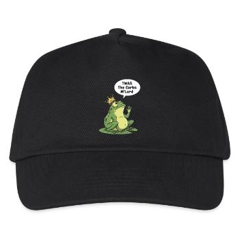 Regal Frog Carbohydrate King Design - Kids’ Baseball Cap - black - Front