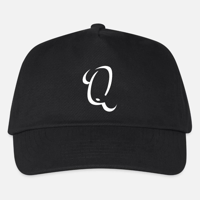 Letter Q, Name, der Buchstabe Q - Kinder Basecap - Schwarz