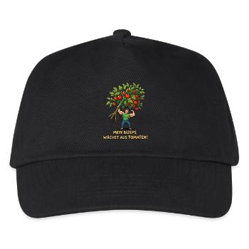 Gardening Sportler - Kinder Basecap - Schwarz - Vorne