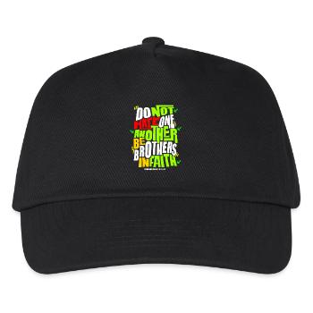 Do Not Hate One Another Faith Quote - Kids’ Baseball Cap - black - Front