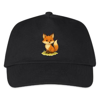 fuchs - Kinder Basecap - Schwarz - Vorne