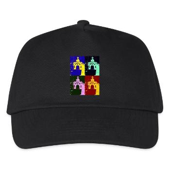 Pop Art Griechenland - Kinder Basecap - Schwarz - Vorne