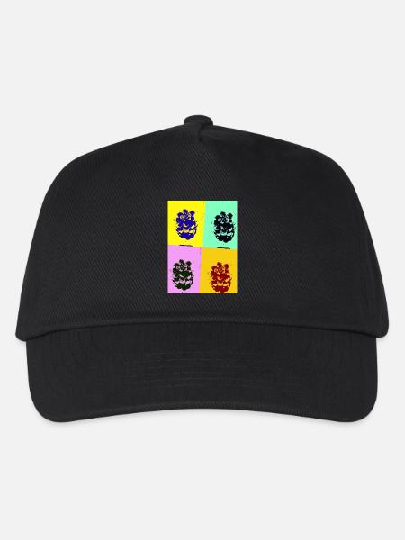 Pine cone - Kids’ Baseball Cap - black