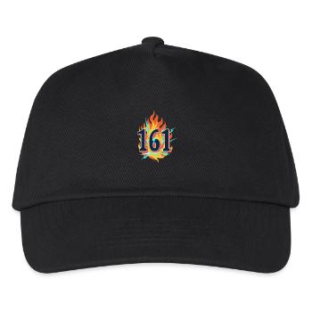 161 - Kids’ Baseball Cap - black - Front