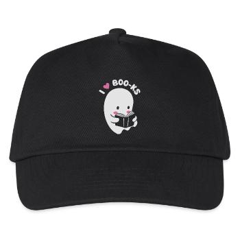 Ich liebe Boo-ks - Kinder Basecap - Schwarz - Vorne