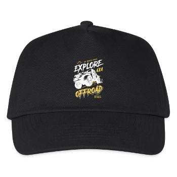 Adventure Offroad Off-Road Vehicle 4x4 - Kids’ Baseball Cap - black - Front