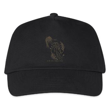 Gold Fine Line Woman Sun 666 – Love Yourself First - Kinder Basecap - Schwarz - Vorne