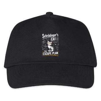 Schrödinger Cat The Escape Plan - Kids’ Baseball Cap - black - Front