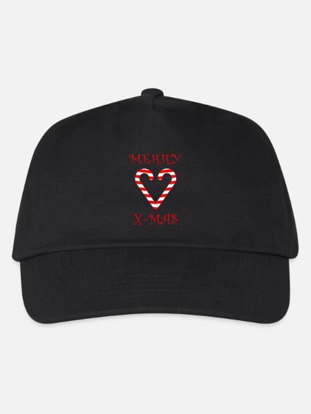 Merry X-Mas - Kinder Basecap - Schwarz