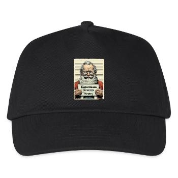 Santa Arrested - Kids’ Baseball Cap - black - Front