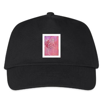 Abstract Pink Reflections - Kids’ Baseball Cap - black - Front