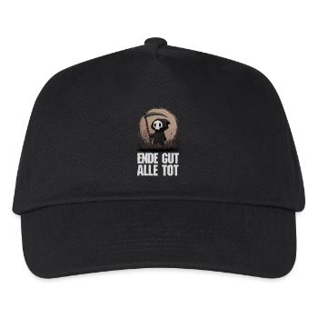 All's Dead – Grim Reaper Humor - Kids’ Baseball Cap - black - Front