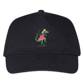 Tyrannosaurus-Rex-Jagdlist - Kinder Basecap - Schwarz - Vorne