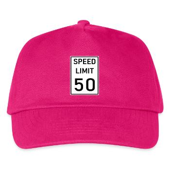 50 - Kinder Basecap - Fuchsia - Vorne