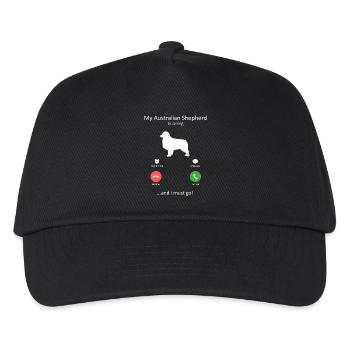 Mon berger australien appelle l’art incontournable - Casquette de baseball Enfant - noir - Devant