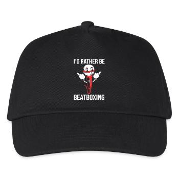 Beatbox - Kinder Basecap - Schwarz - Vorne