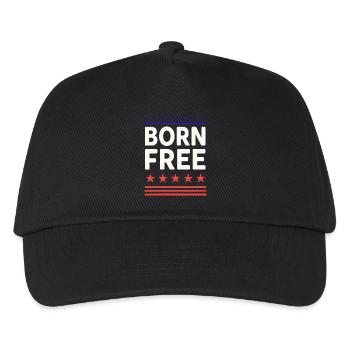 Born Free Stars & Stripes - Kids’ Baseball Cap - black - Front