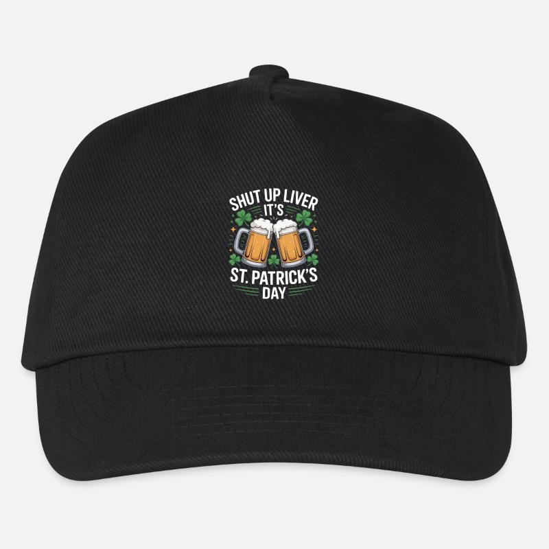 Shut Up Liver – St. Patrick's Day öldesign - Basebollkeps barn - svart