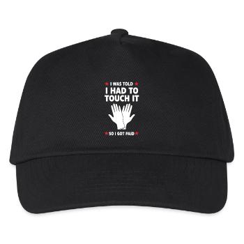 Humour_Infirmier_Laboratoire_Gants_Protection_P - Kids’ Baseball Cap - black - Front