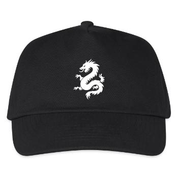 Chinesischer Drache Symbol - Kinder Basecap - Schwarz - Vorne