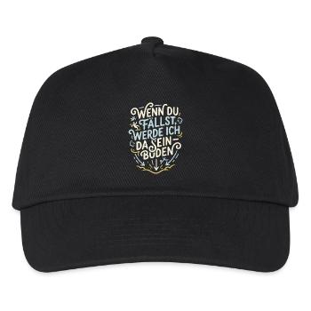 Si tu tombes, je serai là - Casquette de baseball Enfant - noir - Devant