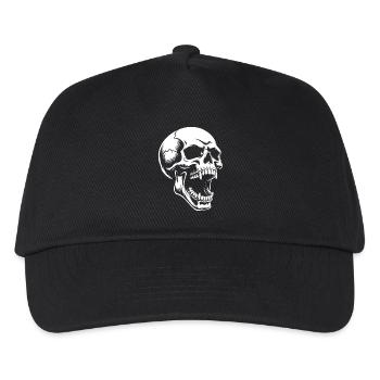 Screaming Skull - Kids’ Baseball Cap - black - Front