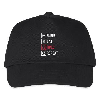 Chromatographie HPLC Performance Manger Sommeil Répéter - Casquette de baseball Enfant - noir - Devant