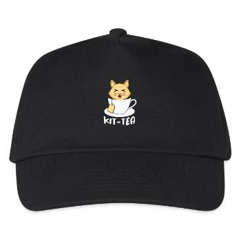 Kit Tea Time - Kinder Basecap - Schwarz - Vorne