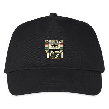 Original 1971 Retro Hits Cassette - Casquette de baseball Enfant - noir - Devant
