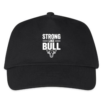 Fort comme un taureau - Casquette de baseball Enfant - noir - Devant