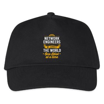 Network Engineer Programmer Computer Scientist - Kids’ Baseball Cap - black - Front