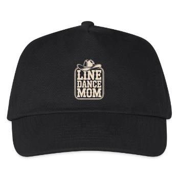 Line Dance Mom Western - Kinder Basecap - Schwarz - Vorne