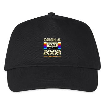 Original 2008 Limited Cassette Art - Kids’ Baseball Cap - black - Front