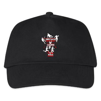 Course d’obstacles – Conception d’obstacles en ligne - Casquette de baseball Enfant - noir - Devant