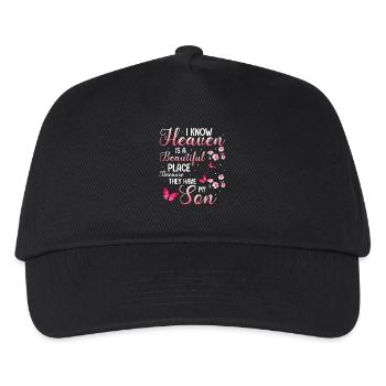 Heaven Butterfly Son - Kinder Basecap - Schwarz - Vorne