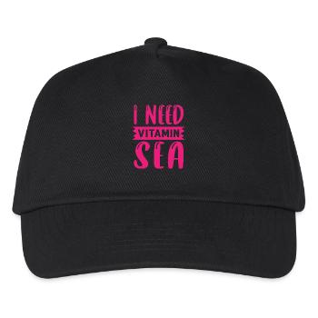 I need a lot Vitamin Sea - Kids’ Baseball Cap - black - Front