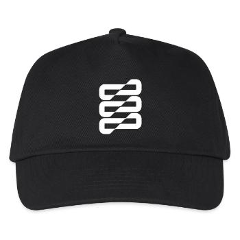 Flowwave-Stripes Abstract - Kinder Basecap - Schwarz - Vorne