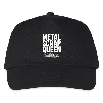 Metallschrottkönigin - Kinder Basecap - Schwarz - Vorne