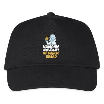 Vampire au cœur d’ail - Casquette de baseball Enfant - noir - Devant