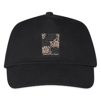 LORD HAVE MERCY Floral Script - Kids’ Baseball Cap - black - Front