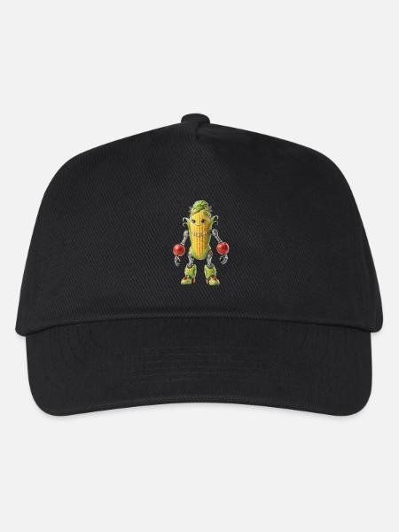 CHICCA - Le cyborg du maïs doux - Casquette de baseball Enfant - noir