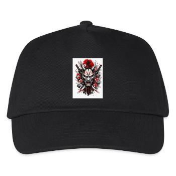 Dämonen Oni Katana - Kinder Basecap - Schwarz - Vorne